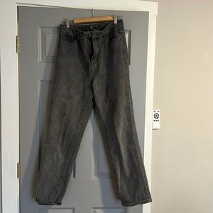PrettyLittleThing Black Washed Jeans
